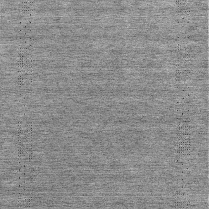 Serging Thickness of Machine Washable Abstract Gray Contemporary Rug, wshcon2523gry