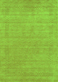 Abstract Green Contemporary Rug, con2523grn