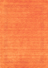 Abstract Orange Contemporary Rug, con2523org