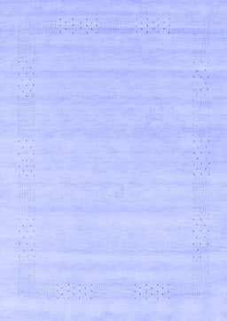 Abstract Blue Contemporary Rug, con2524blu
