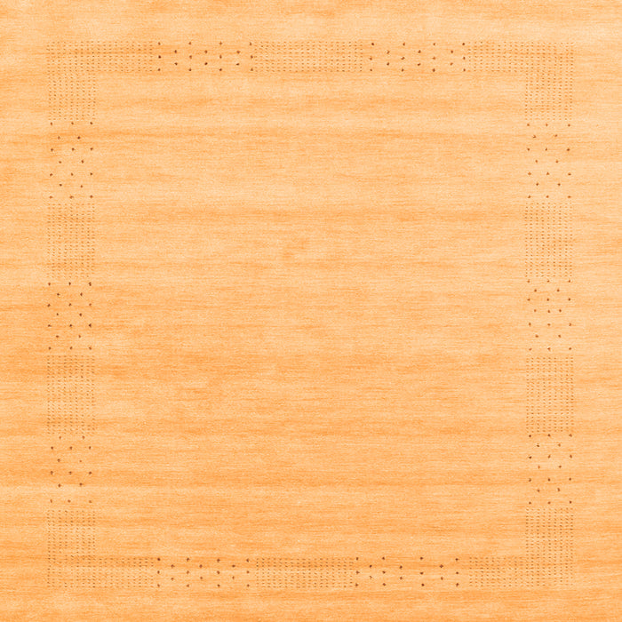 Serging Thickness of Abstract Orange Contemporary Rug, con2524org