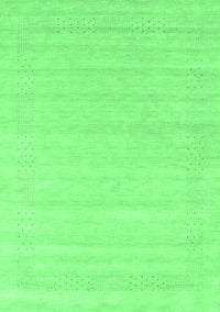 Abstract Emerald Green Contemporary Rug, con2524emgrn