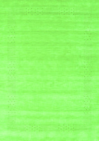 Abstract Green Contemporary Rug, con2524grn