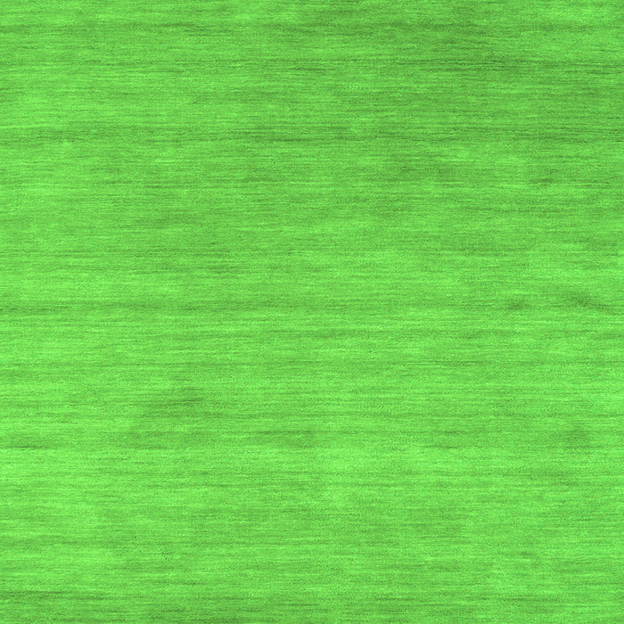 Serging Thickness of Abstract Green Contemporary Rug, con2525grn