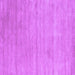 Square Machine Washable Abstract Purple Contemporary Area Rugs, wshcon2525pur