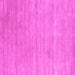 Square Machine Washable Abstract Pink Contemporary Rug, wshcon2525pnk