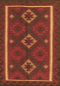 Oriental Brown Traditional Rug, con2526brn