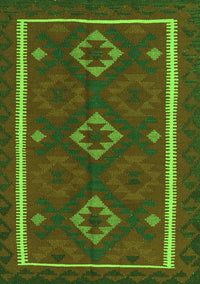 Oriental Green Traditional Rug, con2526grn