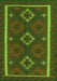 Oriental Green Traditional Rug, con2526grn