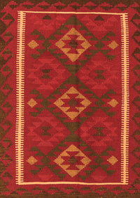 Oriental Orange Traditional Rug, con2526org