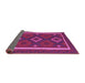 Sideview of Oriental Purple Traditional Rug, con2526pur