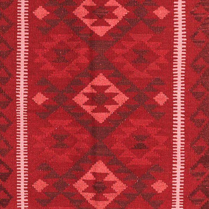 Machine Washable Oriental Red Traditional Rug, wshcon2526red