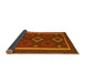 Sideview of Oriental Yellow Traditional Rug, con2526yw