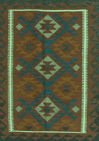 Oriental Turquoise Traditional Rug, con2526turq