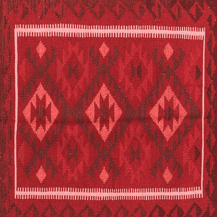 Machine Washable Oriental Red Traditional Rug, wshcon2526red