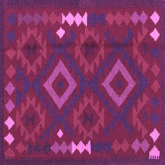 Square Oriental Purple Traditional Rug, con2527pur