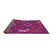 Sideview of Oriental Purple Traditional Rug, con2527pur