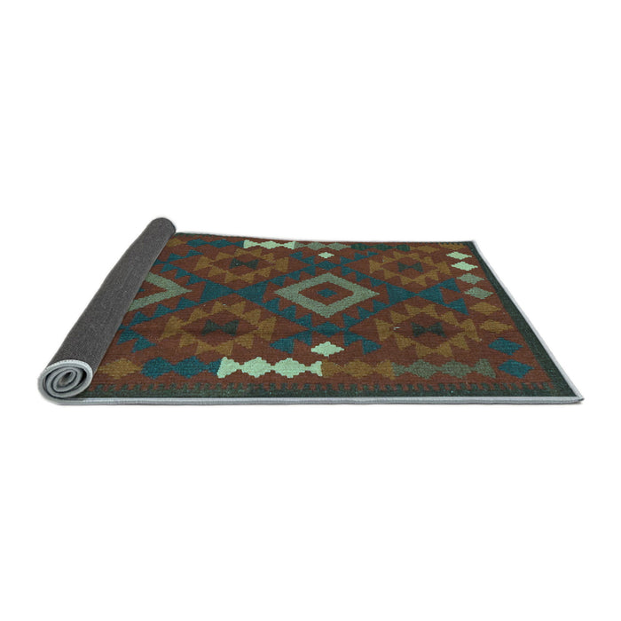 Sideview of Oriental Light Blue Traditional Rug, con2527lblu