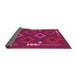 Sideview of Oriental Pink Traditional Rug, con2527pnk