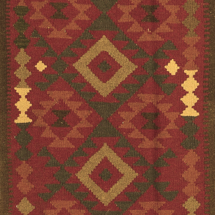 Machine Washable Oriental Brown Traditional Rug, wshcon2527brn