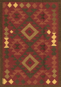 Oriental Brown Traditional Rug, con2527brn