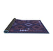 Sideview of Oriental Blue Traditional Rug, con2527blu