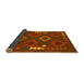 Sideview of Oriental Yellow Traditional Rug, con2527yw