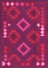 Oriental Pink Traditional Rug, con2527pnk