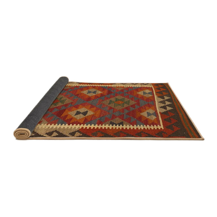 Thickness of Contemporary Light Brown Oriental Rug, con2528