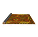 Sideview of Oriental Yellow Traditional Rug, con2528yw