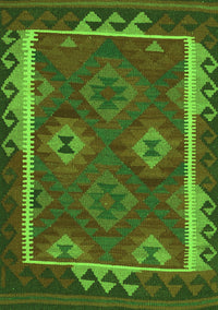 Oriental Green Traditional Rug, con2528grn