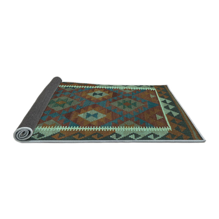 Sideview of Oriental Light Blue Traditional Rug, con2528lblu