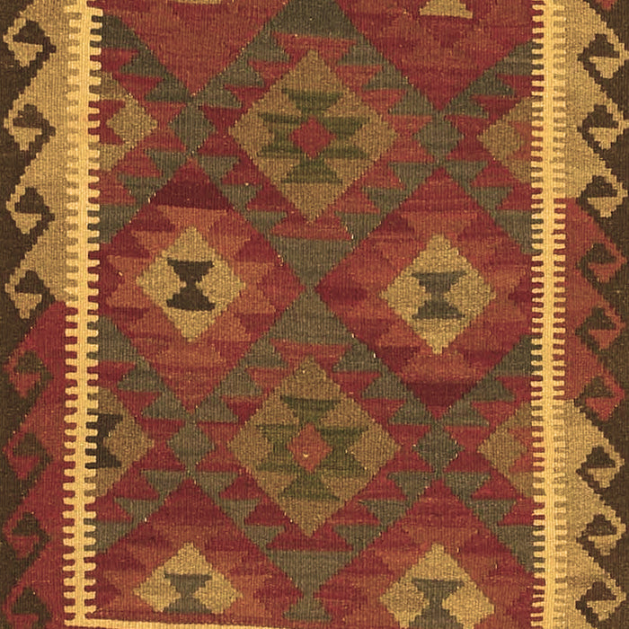 Machine Washable Oriental Brown Traditional Rug, wshcon2528brn