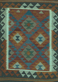 Oriental Light Blue Traditional Rug, con2528lblu