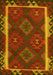 Oriental Yellow Traditional Rug, con2529yw