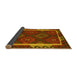 Sideview of Oriental Yellow Traditional Rug, con2529yw