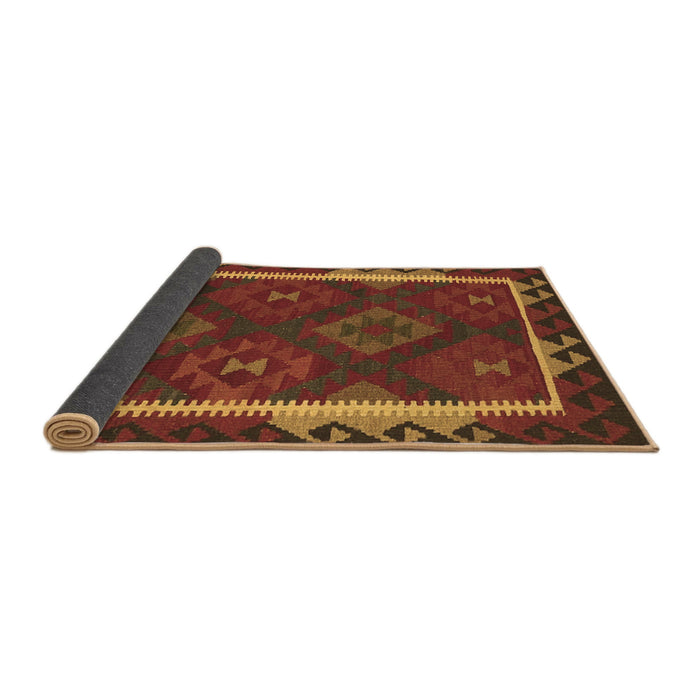 Sideview of Oriental Brown Traditional Rug, con2529brn