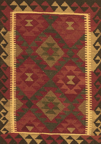 Oriental Brown Traditional Rug, con2529brn