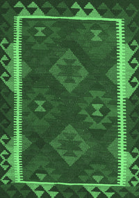 Oriental Emerald Green Traditional Rug, con2529emgrn