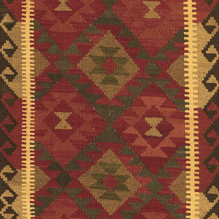 Machine Washable Oriental Brown Traditional Rug, wshcon2529brn
