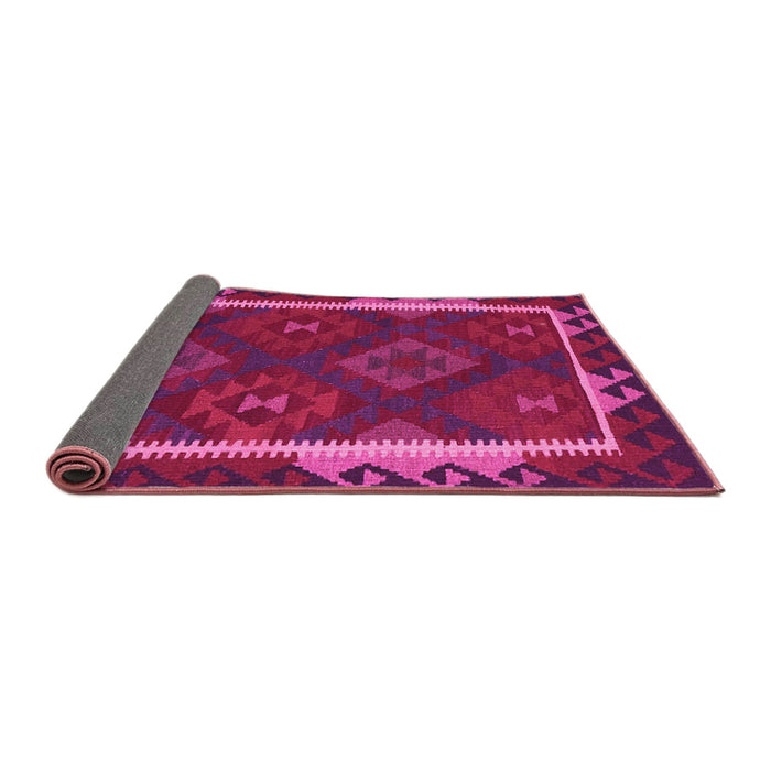 Sideview of Oriental Pink Traditional Rug, con2529pnk