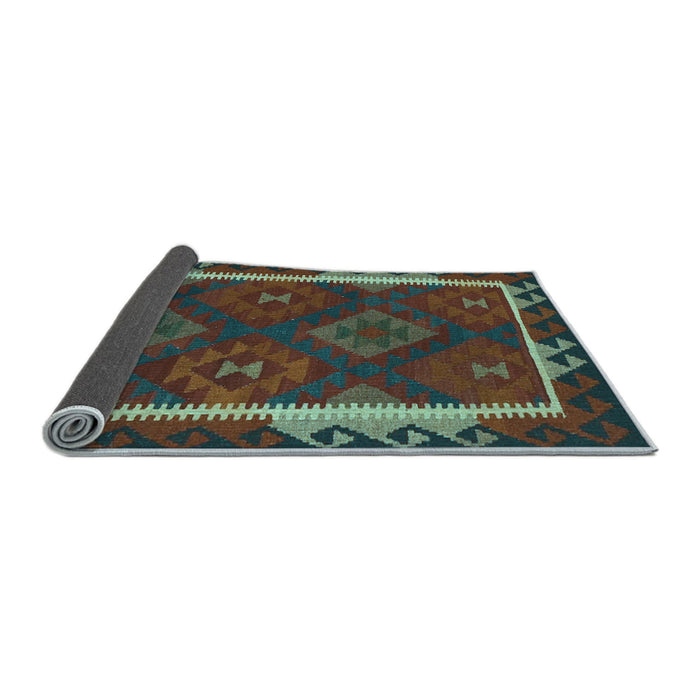 Sideview of Oriental Light Blue Traditional Rug, con2529lblu