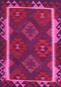 Oriental Pink Traditional Rug, con2529pnk