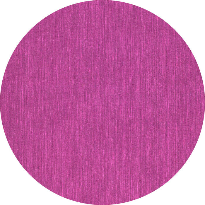 Round Machine Washable Abstract Pink Contemporary Rug, wshcon252pnk