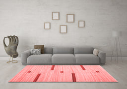 Contemporary Red Washable Rugs