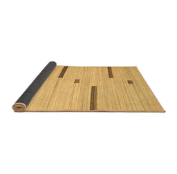 Sideview of Abstract Brown Contemporary Rug, con2530brn