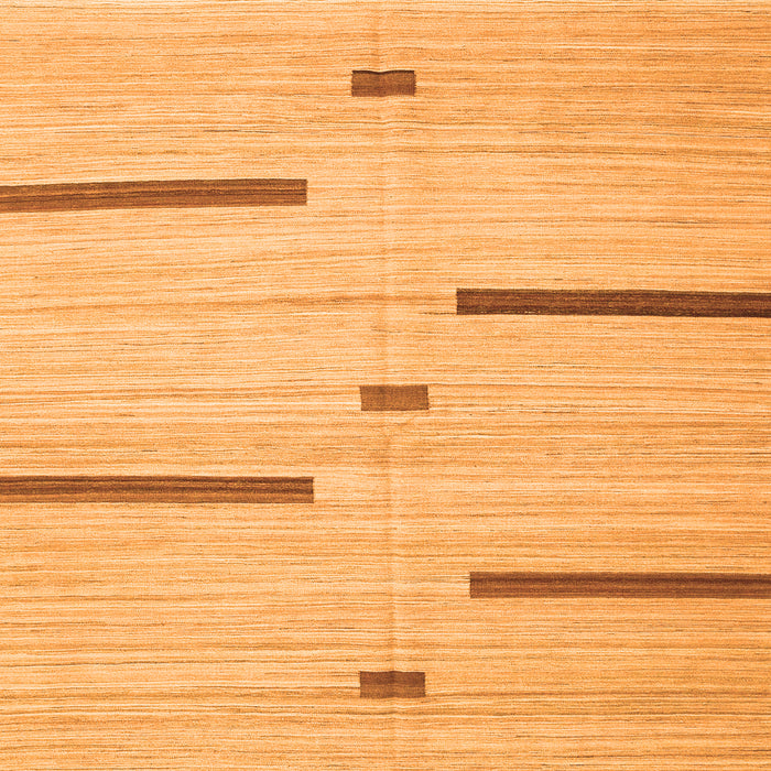 Serging Thickness of Abstract Orange Contemporary Rug, con2530org