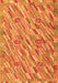 Serging Thickness of Machine Washable Southwestern Orange Country Area Rugs, wshcon2531org