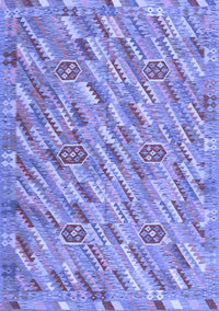 Southwestern Blue Country Rug, con2531blu