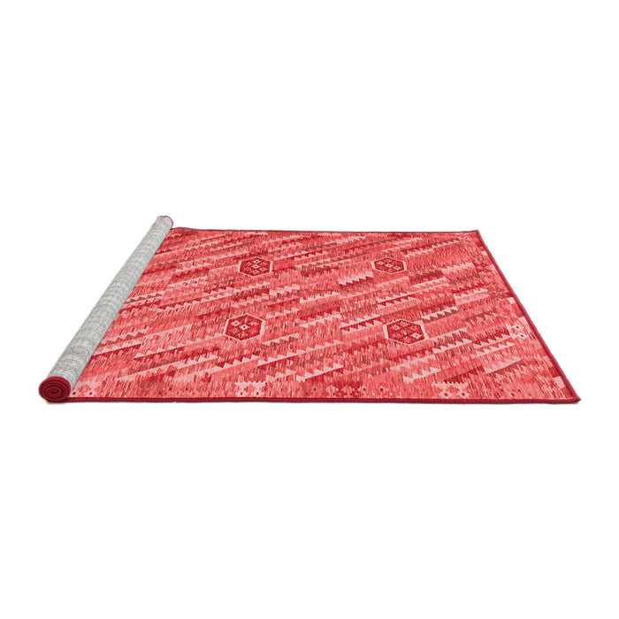 Country Red Washable Rugs